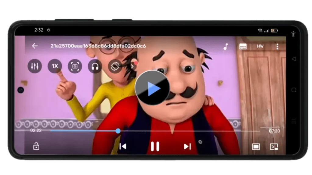 mx player mod apk interface